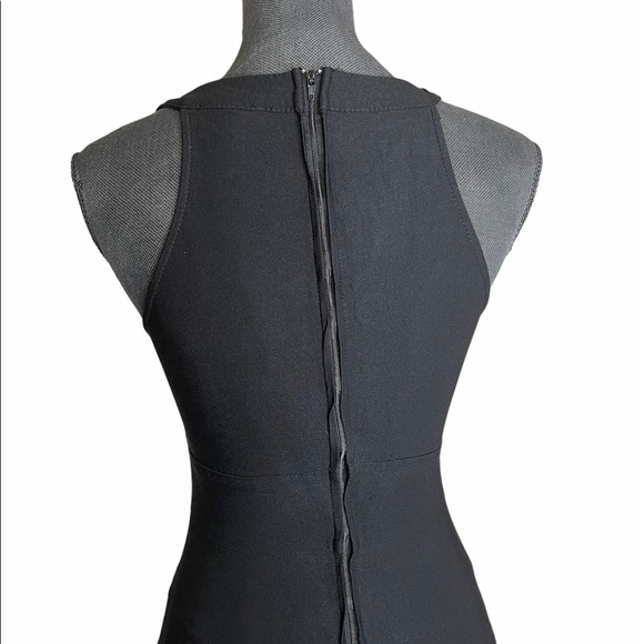 Black Caged Halter Bodycon dress - Picture 9 of 11